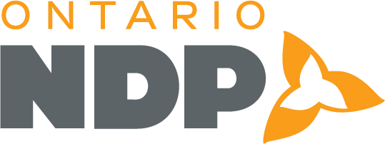 NDP de l’Ontario logo anglais
